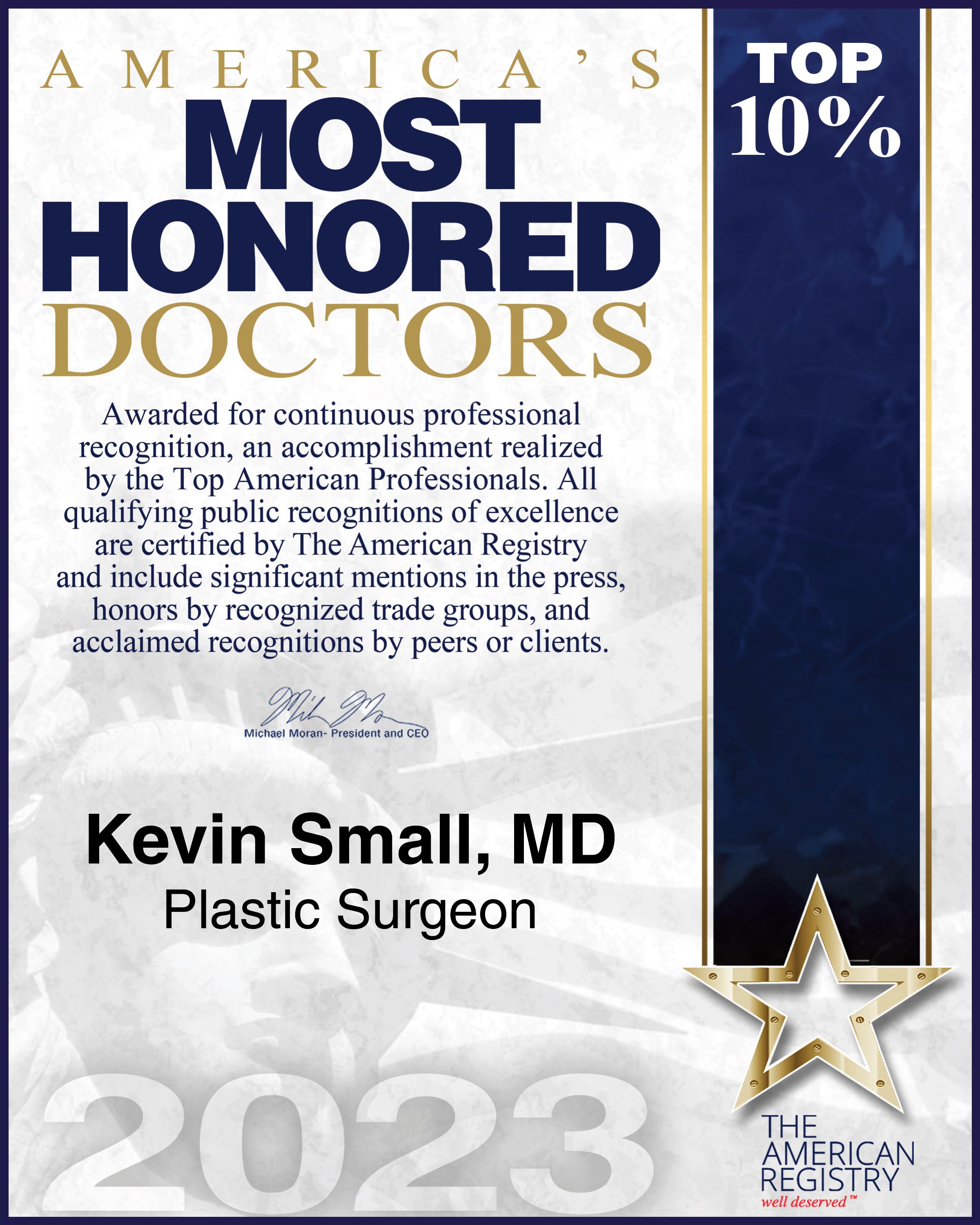 Dr. Small award